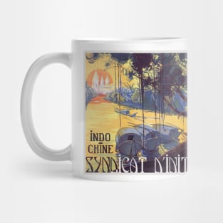 Indo-Chine Vietnam Vintage Poster 1924 Mug